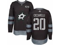 Men Dallas Stars #20 Dino Ciccarelli Black 1917-2017 100th Anniversary Stitched NHL Jersey