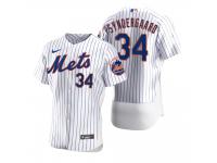Men New York Mets Noah Syndergaard Nike White 2020 Jersey