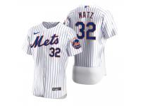 Men New York Mets Steven Matz Nike White 2020 Jersey