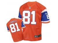Men Nike Denver Broncos #81 Owen Daniels Game Orange Jersey