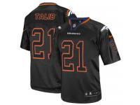 Men Nike NFL Denver Broncos #21 Aqib Talib Lights Out Black Limited Jersey