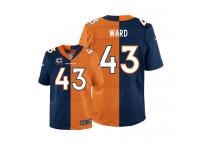 Men Nike NFL Denver Broncos #43 T.J. Ward Team Two Tone Limited Jersey