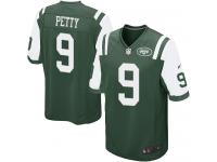 Men Nike NFL New York Jets #9 Bryce Petty Home Green Game Jersey