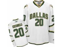 Men Reebok Dallas Stars #20 Dino Ciccarelli Premier White Third NHL Jersey