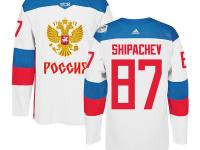 Men Team Russia #87 Vadim Shipachev 2016 World Cup of Hockey White Adidas Jerseys