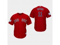 Men's Boston Red Sox 2019 Spring Training #11 Scarlet Rafael Devers Cool Base Jersey