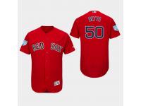 Men's Boston Red Sox 2019 Spring Training Mookie Betts Flex Base Jersey Scarlet