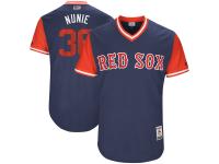 Men's Boston Red Sox Eduardo Nunez Nunie Majestic Navy 2017 Players Weekend Jersey