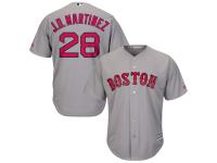 Men's Boston Red Sox J.D. Martinez Majestic Gray Road Official Cool Base Player Jersey