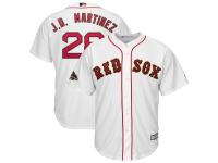 Men's Boston Red Sox J.D. Martinez Majestic White 2019 Gold Program Cool Base Player Jersey