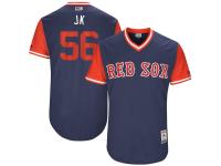 Men's Boston Red Sox Joe Kelly JK Majestic Navy 2017 Players Weekend Jersey