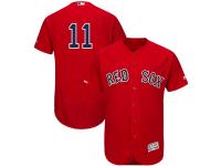 Men's Boston Red Sox Rafael Devers Majestic Scarlet Alternate Authentic Collection Flex Base Player Jersey