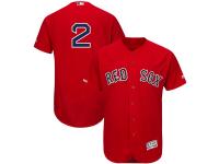 Men's Boston Red Sox Xander Bogaerts Majestic Scarlet Alternate Authentic Collection Flex Base Player Jersey