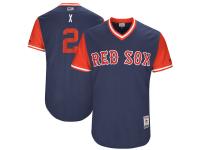 Men's Boston Red Sox Xander Bogaerts X Majestic Navy 2017 Players Weekend Jersey