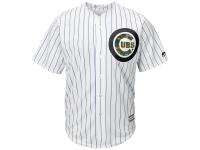 Men's Chicago Cubs Majestic White 2016 Fashion Memorial Day Cool Base Jersey