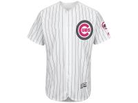 Men's Chicago Cubs Majestic White Home 2016 Mother's Day Flex Base Team Jersey