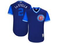 Men's Chicago Cubs Tommy La Stella La Stella Majestic Royal 2017 Players Weekend Jersey