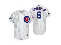 Men's Cubs 2018 Postseason White Carl Edwards Jr Flex Base Home Jersey
