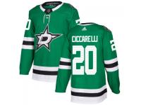Men's Dallas Stars #20 Dino Ciccarelli adidas Kelly Green Authentic Jersey