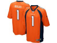 Men's Denver Broncos Garett Bolles Nike Orange 2017 Draft Pick Game Jersey