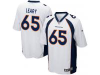 Men's Game Ronald Leary #65 Nike White Road Jersey - NFL Denver Broncos