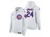 Men's Hoodie Chicago Cubs Craig Kimbrel Nike White Home Hoodie