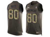 Men's Jake Butt #80 Nike Green Jersey - NFL Denver Broncos Salute to Service Tank Top