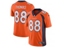 Men's Limited Demaryius Thomas #88 Nike Orange Home Jersey - NFL Denver Broncos Vapor Untouchable
