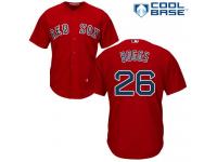 Men's Majestic Boston Red Sox #26 Wade Boggs  Red Alternate Home Cool Base MLB Jersey