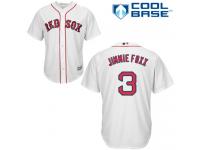 Men's Majestic Boston Red Sox #3 Jimmie Foxx  White Home Cool Base MLB Jersey