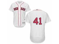 Men's Majestic Boston Red Sox #41 Chris Sale White Flexbase Authentic Collection MLB Jersey