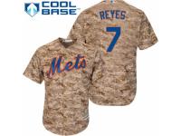 Men's Majestic New York Mets #7 Jose Reyes Camo Alternate Cool Base MLB Jersey