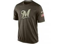 Men's Milwaukee Brewers Salute To Service Nike Dri-FIT T-Shirt