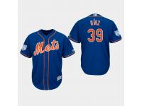 Men's New York Mets 2019 Spring Training #39 Royal Edwin Diaz Cool Base Jersey