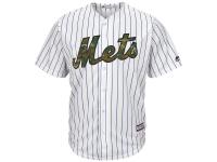 Men's New York Mets Majestic White 2016 Fashion Memorial Day Cool Base Jersey
