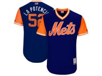 Men's New York Mets Yoenis Cespedes La Potencia Majestic Royal 2017 Players Weekend Jersey