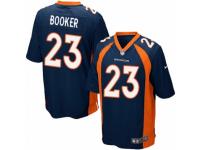 Men's Nike Denver Broncos #23 Devontae Booker Game Navy Blue Alternate NFL Jersey