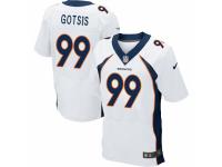 Men's Nike Denver Broncos #99 Adam Gotsis Elite White NFL Jersey