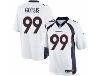 Men's Nike Denver Broncos #99 Adam Gotsis Limited White NFL Jersey