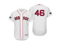 Men's Red Sox 2018 Postseason White Craig Kimbrel Flex Base Home Jersey
