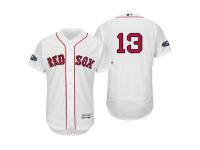 Men's Red Sox 2018 Postseason White Hanley Ramirez Flex Base Home Jersey