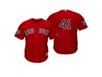 Men's Red Sox 2018 World Series Majestic Scarlet Chris Sale Cool Base Player Number Jersey
