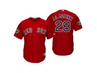 Men's Red Sox 2018 World Series Majestic Scarlet J.D. Martinez Cool Base Jersey