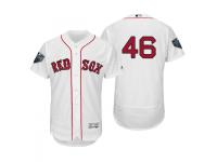 Men's Red Sox 2018 World Series Majestic White Craig Kimbrel Flex Base Jersey