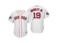 Men's Red Sox 2018 World Series Majestic White Jackie Bradley Jr. Cool Base Jersey