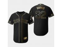 Men's Red Sox 2019 Black Golden Edition Matt Barnes Flex Base Stitched Jersey