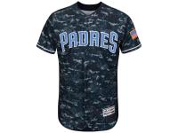 Men's San Diego Padres Majestic Navy Fashion 2016 Father's Day Flex Base Team Jersey