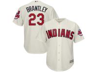 Michael Brantley Cleveland Indians Majestic 2015 Cool Base Player Jersey - Cream