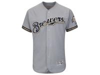 Milwaukee Brewers Majestic Flexbase Authentic Collection Team Jersey - Gray