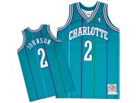 Mitchell & Ness Charlotte Hornets Larry Johnson 1991-92 Hardwood Classics Authentic Jersey